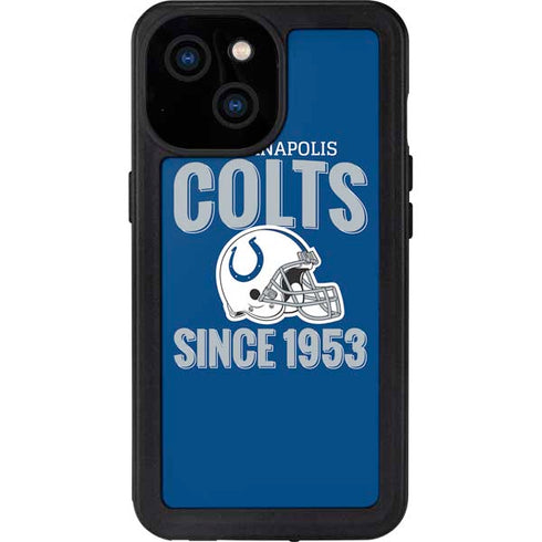 NFL Indianapolis Colts Helmet iPhone 13 Mini Waterproof Case