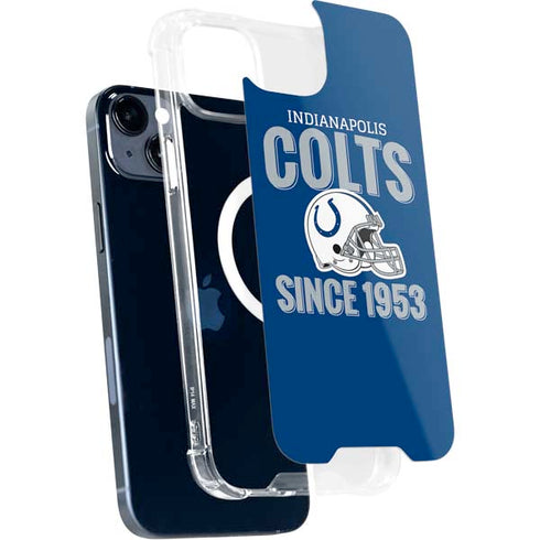 NFL Indianapolis Colts Helmet iPhone 15 Plus MagSafe Case
