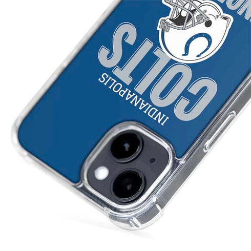 NFL Indianapolis Colts Helmet iPhone 15 Plus MagSafe Case