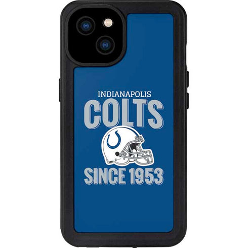 NFL Indianapolis Colts Helmet iPhone 15 Plus Waterproof Case