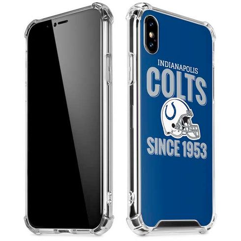 NFL Indianapolis Colts Helmet iPhone X/XS Clear Case
