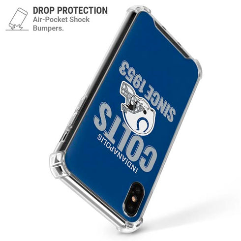 NFL Indianapolis Colts Helmet iPhone X/XS Clear Case