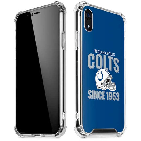 NFL Indianapolis Colts Helmet iPhone XR Clear Case