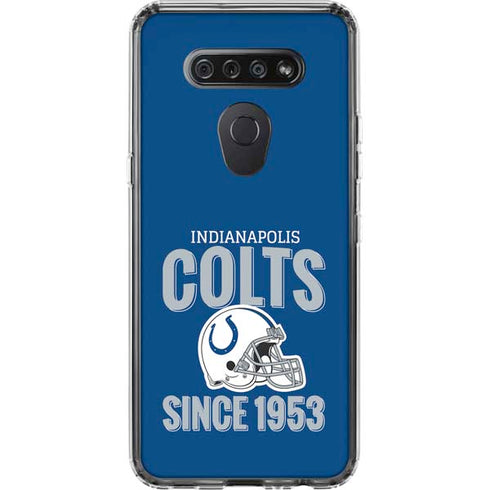 NFL Indianapolis Colts Helmet LG K51/Q51 Clear Case