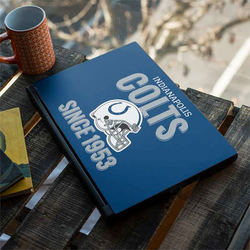 NFL Indianapolis Colts Helmet MSI GS65 Stealth Laptop Skin