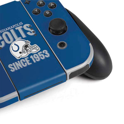 NFL Indianapolis Colts Helmet Nintendo Switch OLED (2021) Skin