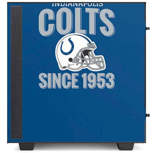 NFL Indianapolis Colts Helmet NZXT H510 Compact ATX Mid-Tower Case Skin