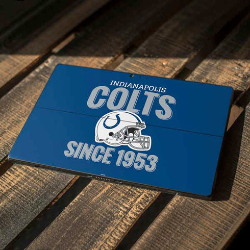 NFL Indianapolis Colts Helmet Surface Pro 6 Skin