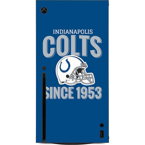 NFL Indianapolis Colts Helmet Xbox Series X Console Skin