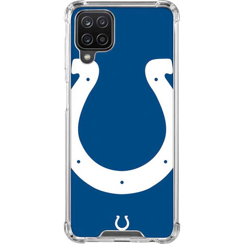 NFL Indianapolis Colts Large Logo Galaxy A12 Clear Case