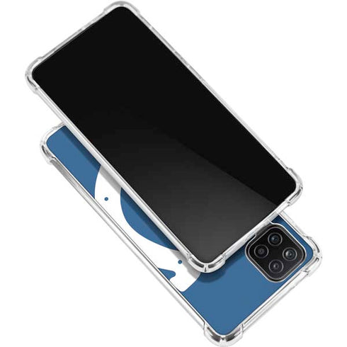 NFL Indianapolis Colts Large Logo Galaxy A12 Clear Case