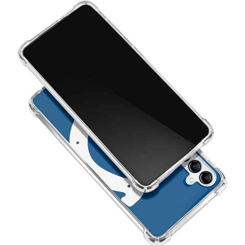 NFL Indianapolis Colts Large Logo Galaxy A15 5G Clear Case