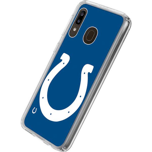 NFL Indianapolis Colts Large Logo Galaxy A20 Clear Case