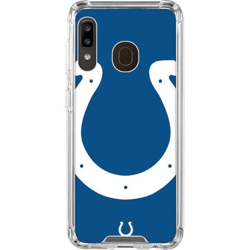 NFL Indianapolis Colts Large Logo Galaxy A30 Clear Case