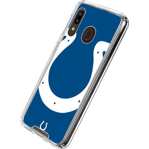 NFL Indianapolis Colts Large Logo Galaxy A30 Clear Case