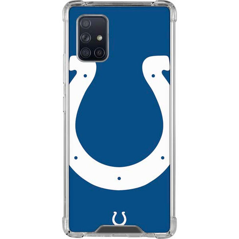NFL Indianapolis Colts Large Logo Galaxy A71 5G Clear Case
