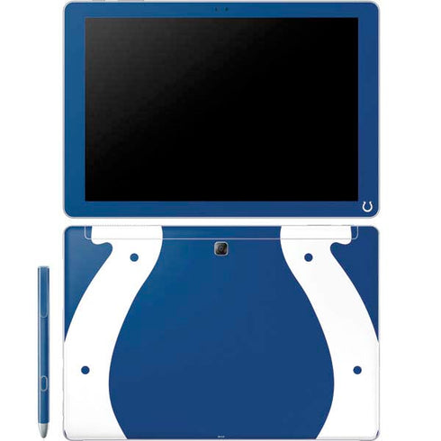 NFL Indianapolis Colts Large Logo Galaxy Book 12in Skin