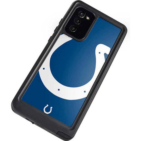 NFL Indianapolis Colts Large Logo Galaxy Note20 5G Waterproof Case