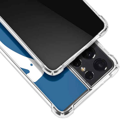 NFL Indianapolis Colts Large Logo Galaxy S21 Ultra 5G Clear Case