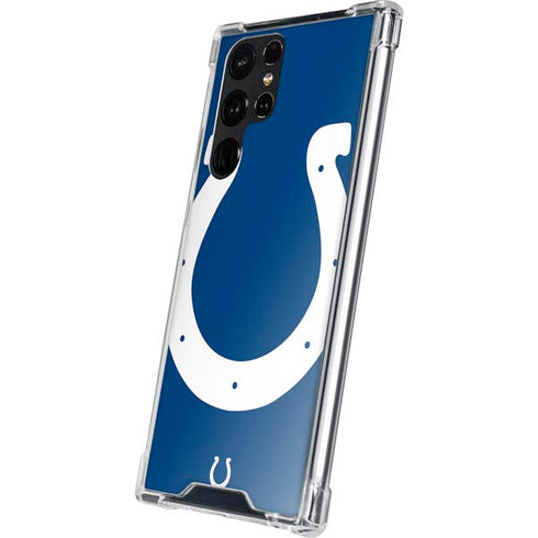 NFL Indianapolis Colts Large Logo Galaxy S22 Ultra Clear Case