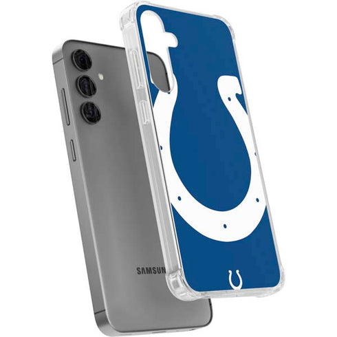 NFL Indianapolis Colts Large Logo Galaxy S24 Plus Clear Case