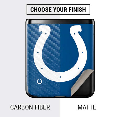 NFL Indianapolis Colts Large Logo Galaxy Z Flip Skin