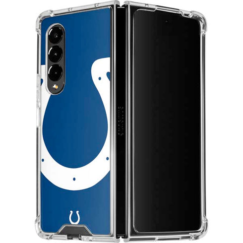 NFL Indianapolis Colts Large Logo Galaxy Z Fold4 5G Clear Case