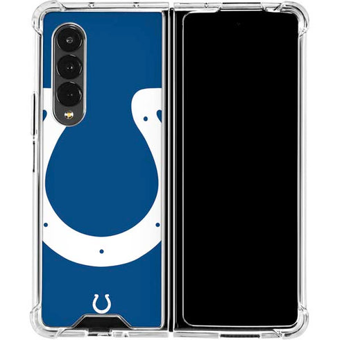 NFL Indianapolis Colts Large Logo Galaxy Z Fold4 5G Clear Case