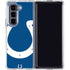 NFL Indianapolis Colts Large Logo Galaxy Z Fold5 5G Clear Case