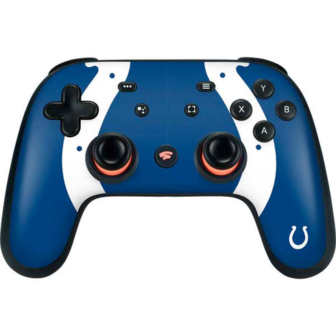 NFL Indianapolis Colts Large Logo Google Stadia Controller Skin