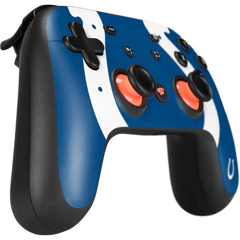 NFL Indianapolis Colts Large Logo Google Stadia Controller Skin