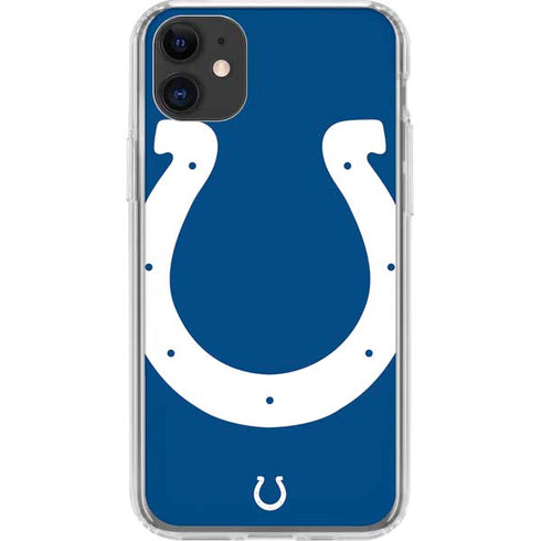 NFL Indianapolis Colts Large Logo iPhone 11 Clear Case
