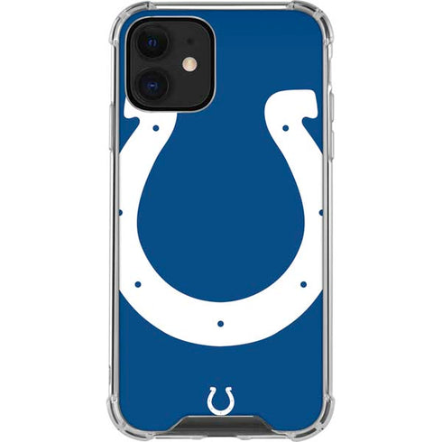 NFL Indianapolis Colts Large Logo iPhone 12 Mini Clear Case