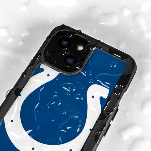 NFL Indianapolis Colts Large Logo iPhone 13 Mini Waterproof Case