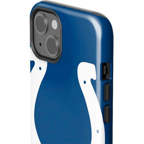 NFL Indianapolis Colts Large Logo iPhone 15 Plus Impact Case