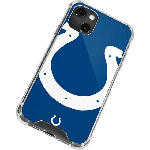 NFL Indianapolis Colts Large Logo iPhone 15 Plus Clear Case