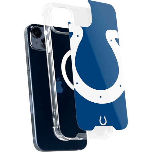 NFL Indianapolis Colts Large Logo iPhone 15 Plus MagSafe Case