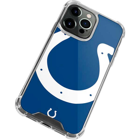 NFL Indianapolis Colts Large Logo iPhone 15 Pro Clear Case