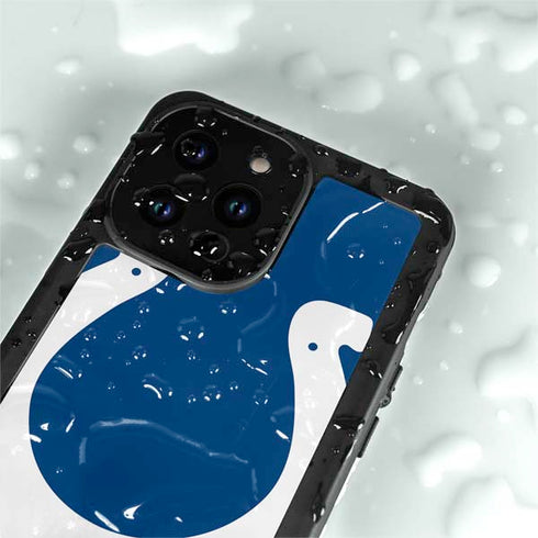 NFL Indianapolis Colts Large Logo iPhone 14 Pro Max Waterproof Case