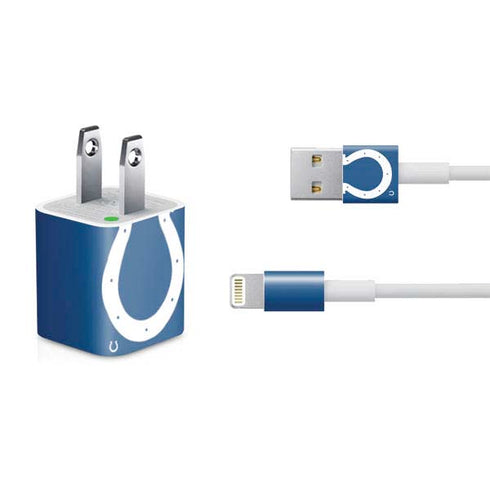 NFL Indianapolis Colts Large Logo iPhone Charger (5W USB) Skin