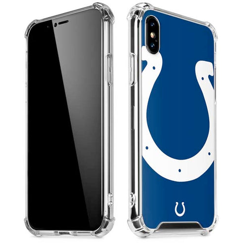 NFL Indianapolis Colts Large Logo iPhone XS Max Clear Case