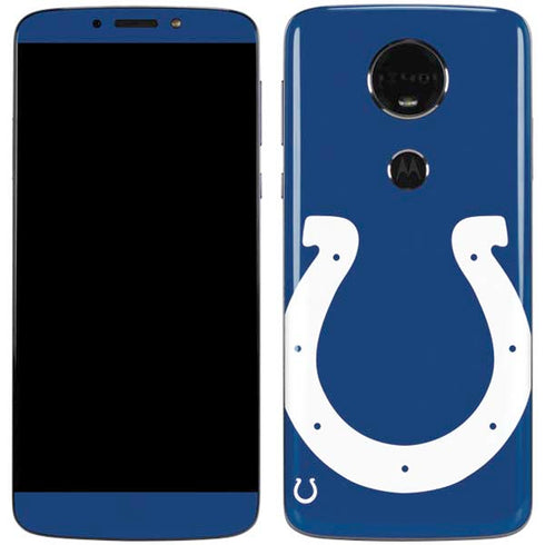 NFL Indianapolis Colts Large Logo Moto E5 Plus Skin