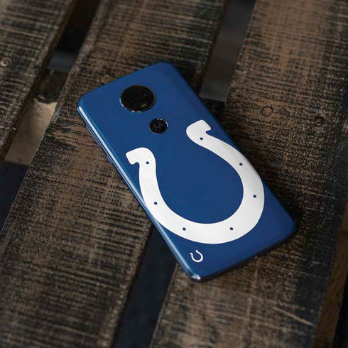 NFL Indianapolis Colts Large Logo Moto E5 Plus Skin