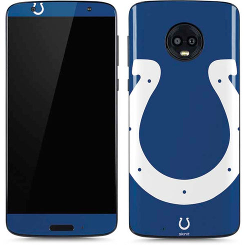 NFL Indianapolis Colts Large Logo Moto G6 Skin