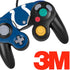NFL Indianapolis Colts Large Logo Nintendo GameCube Controller Skin