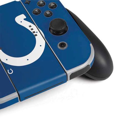 NFL Indianapolis Colts Large Logo Nintendo Switch OLED (2021) Skin