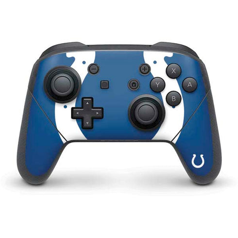 NFL Indianapolis Colts Large Logo Nintendo Switch Pro Controller Skin