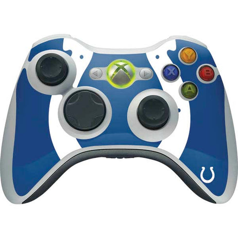 NFL Indianapolis Colts Large Logo Xbox 360 Wireless Controller Skin