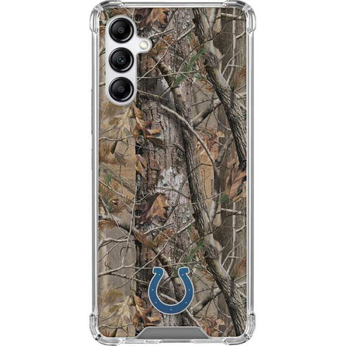 NFL Indianapolis Colts Realtree AP Camo Galaxy A14 5G Clear Case