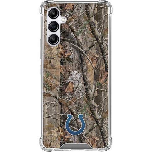 NFL Indianapolis Colts Realtree AP Camo Galaxy A15 5G Clear Case